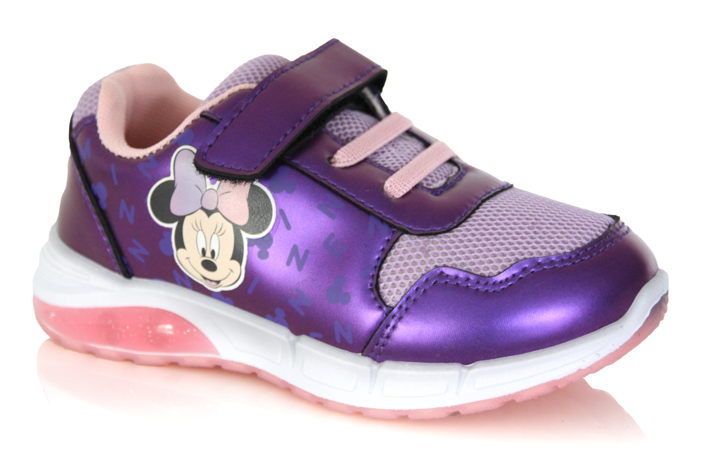 Basket Fille Minnie – Violet Métallisé