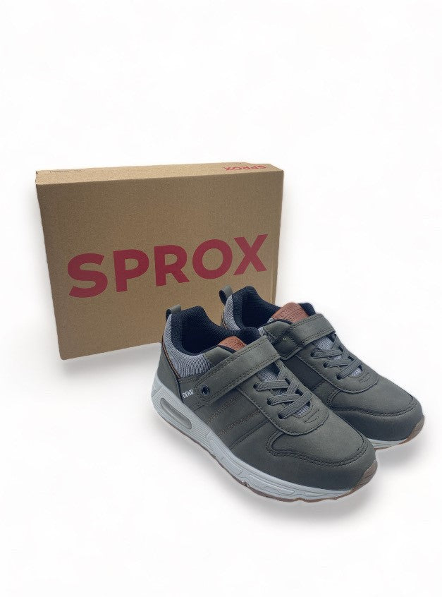 Basket urbaine Sprox couleur olive à scratch type Denim à scratch - Unisexe